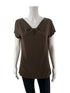 Ann Taylor Brown Pre-Owned Ladies Top - Size Large - Margaret’s Fine Consignment