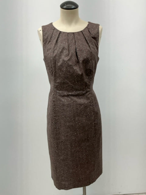Michael Kors Brown Snake Print Sleeveless Sheath Dress Size 8 - ONLINE ONLY