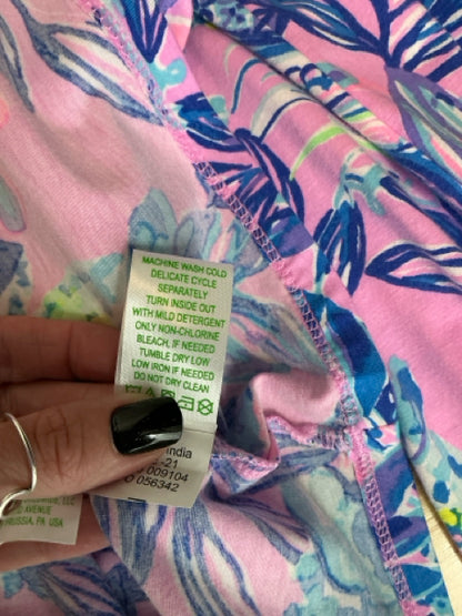 Lilly Pulitzer Arabelle Tunic Top Sink Or Swim Print Size Large