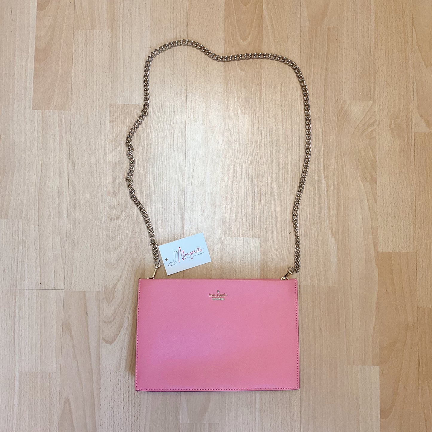 Kate Spade Pink Solid Crossbody Pre-Owned Ladies Bag