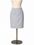 Ann Taylor tan/blue Skirt Size 2 tan/blue Stripe Pre-Owned Ladies Skirt - Size 2