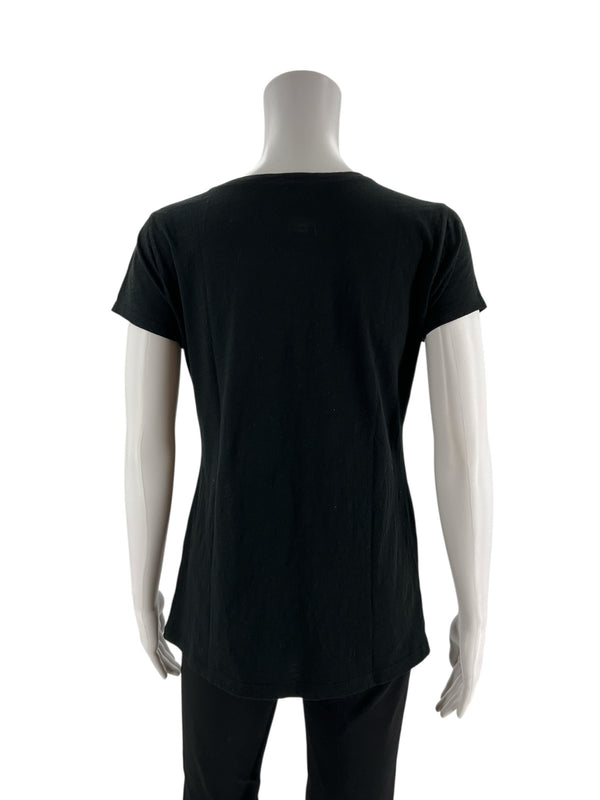 Loft Black Solid Pre-Owned Ladies Top - Size Medium