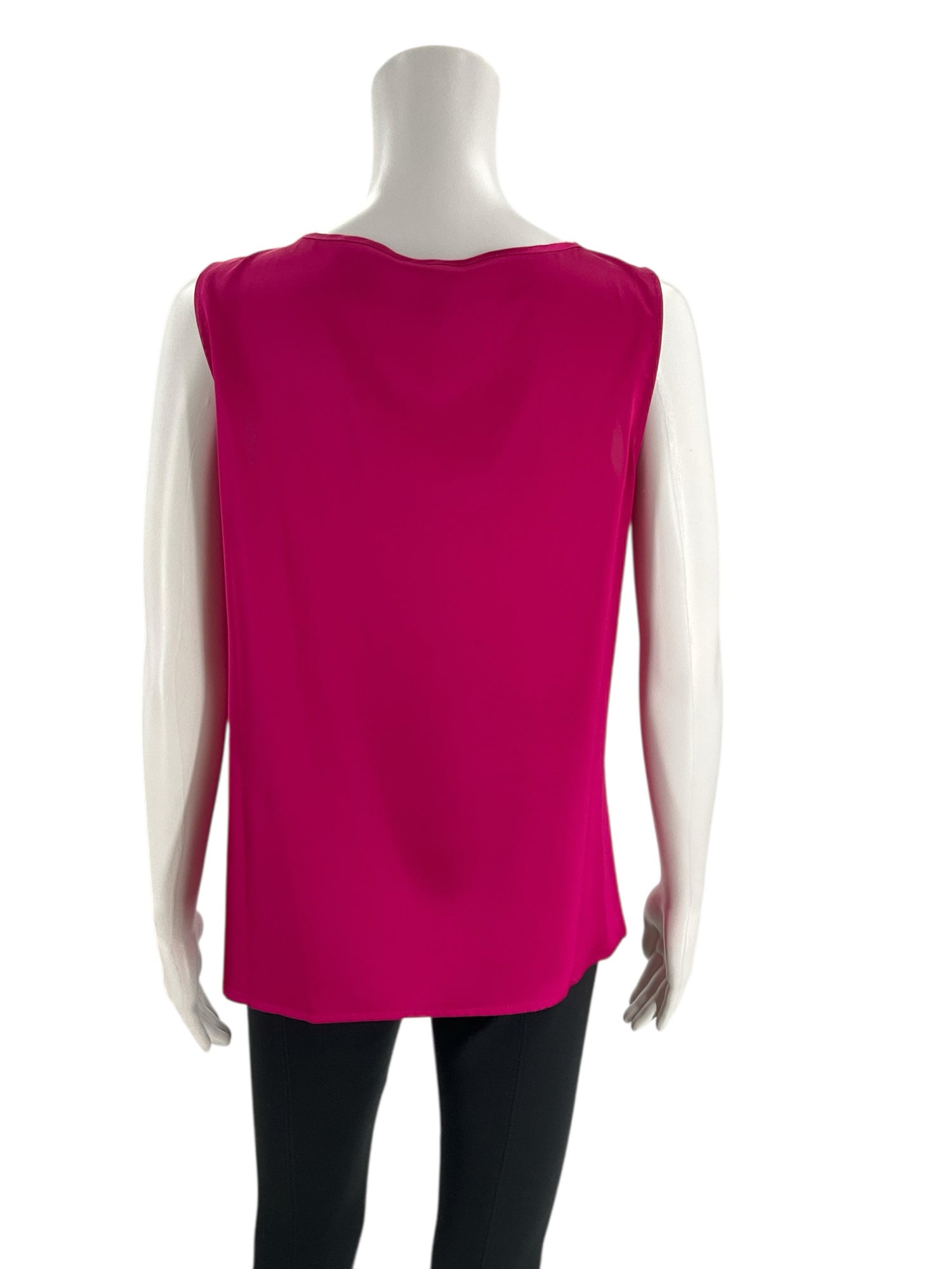Anne Klein Fuschia Beaded Pre-Owned Ladies Top - Size Small - Margaret’s Fine Consignment