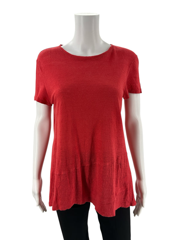 J Jill Orange Solid Pre-Owned Ladies Top - Size Small