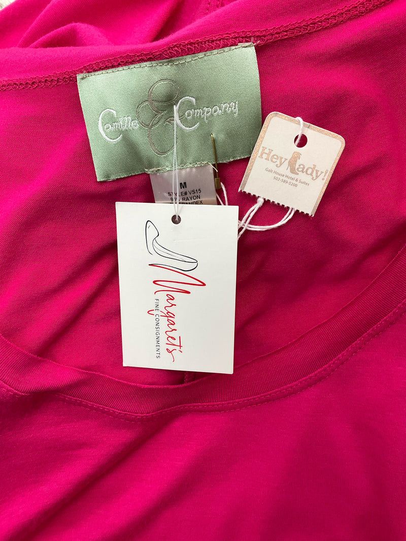 Camilla & Company Pink Solid Pre-Owned Ladies Top - Size Medium