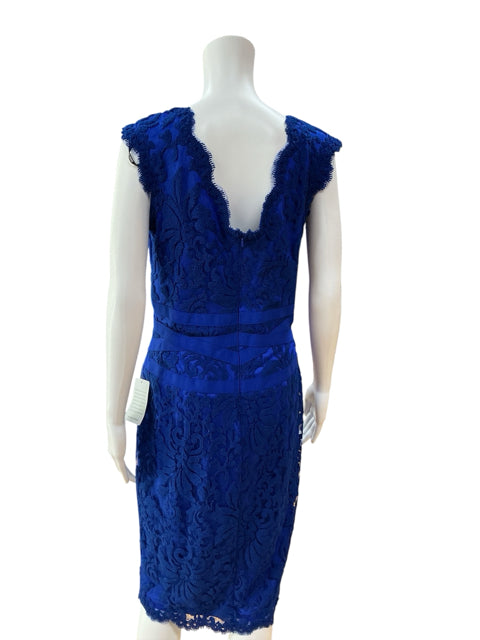 Tadashi Shoji Size 12 Blue Lace Pre-Owned Ladies New With Tags