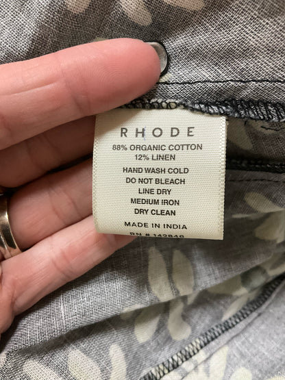 Rhode Fiona Floral Mini Dress Black Daisy Field XS