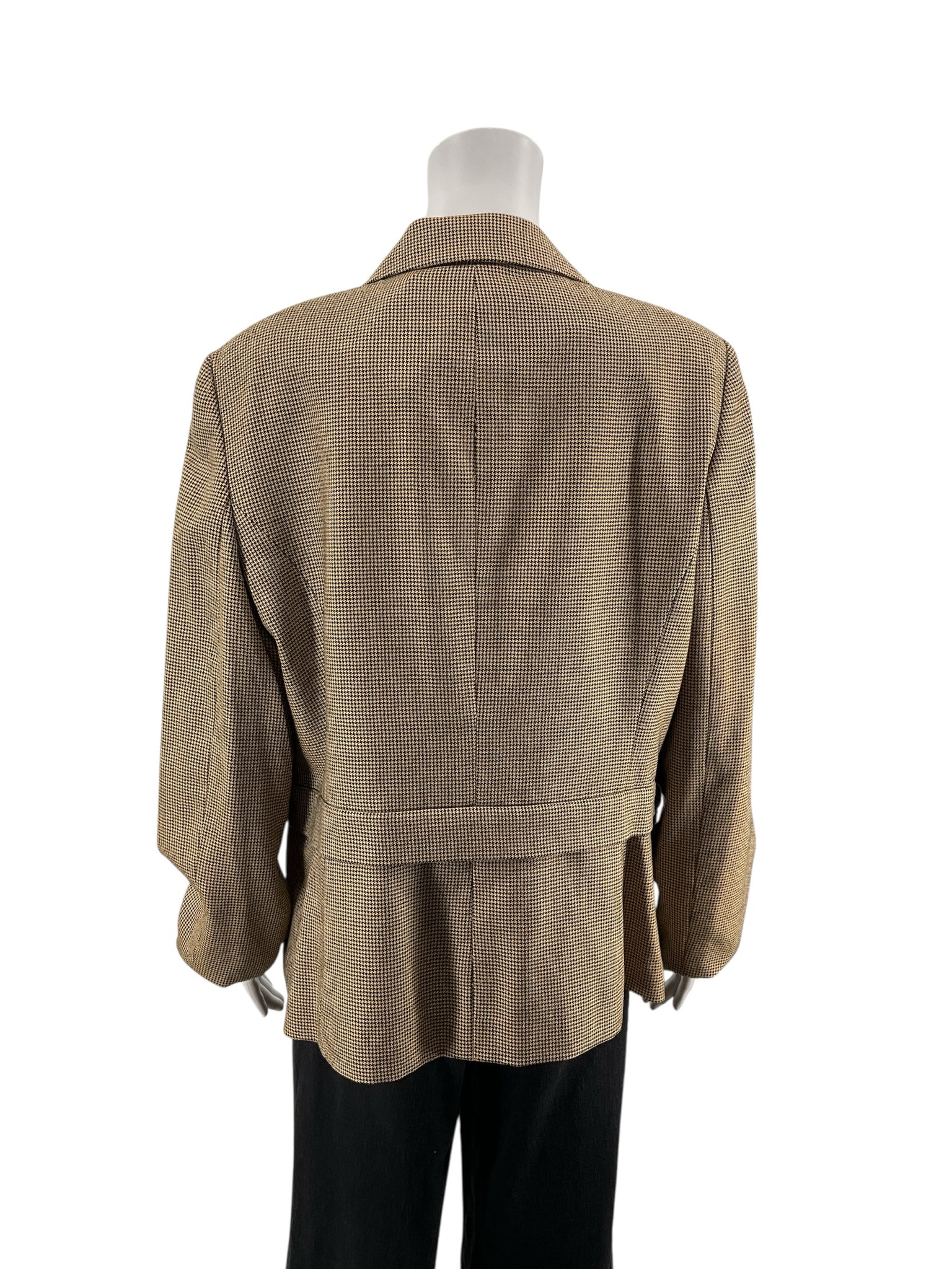 Carlisle Houndstooth Tailored Blazer Jacket | Size 16 | Professional Career Wear - ONLINE ONLY