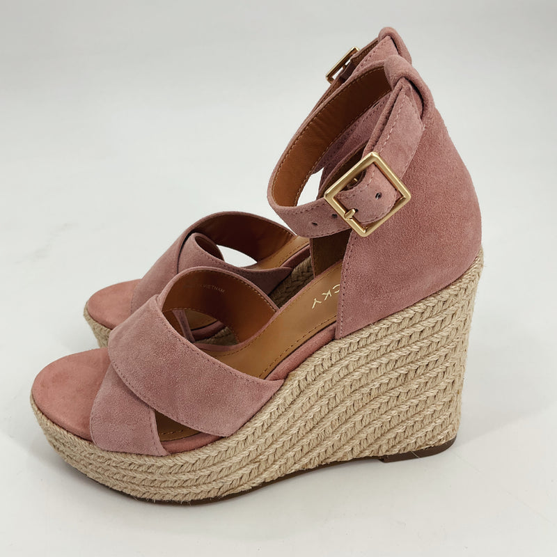 Lisa Vicky Mauve Espadrilles Pre-Owned Ladies Sandals -Size 6.5 - Margaret’s Fine Consignment