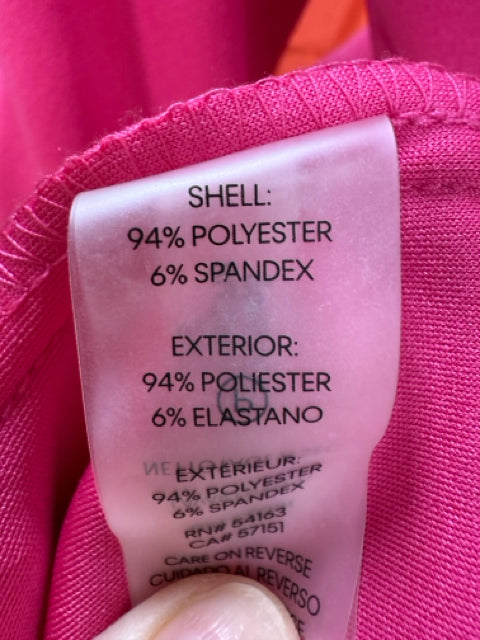 Calvin Klein Pink Solid Pre-Owned Ladies New With Tags Dress - Size 10