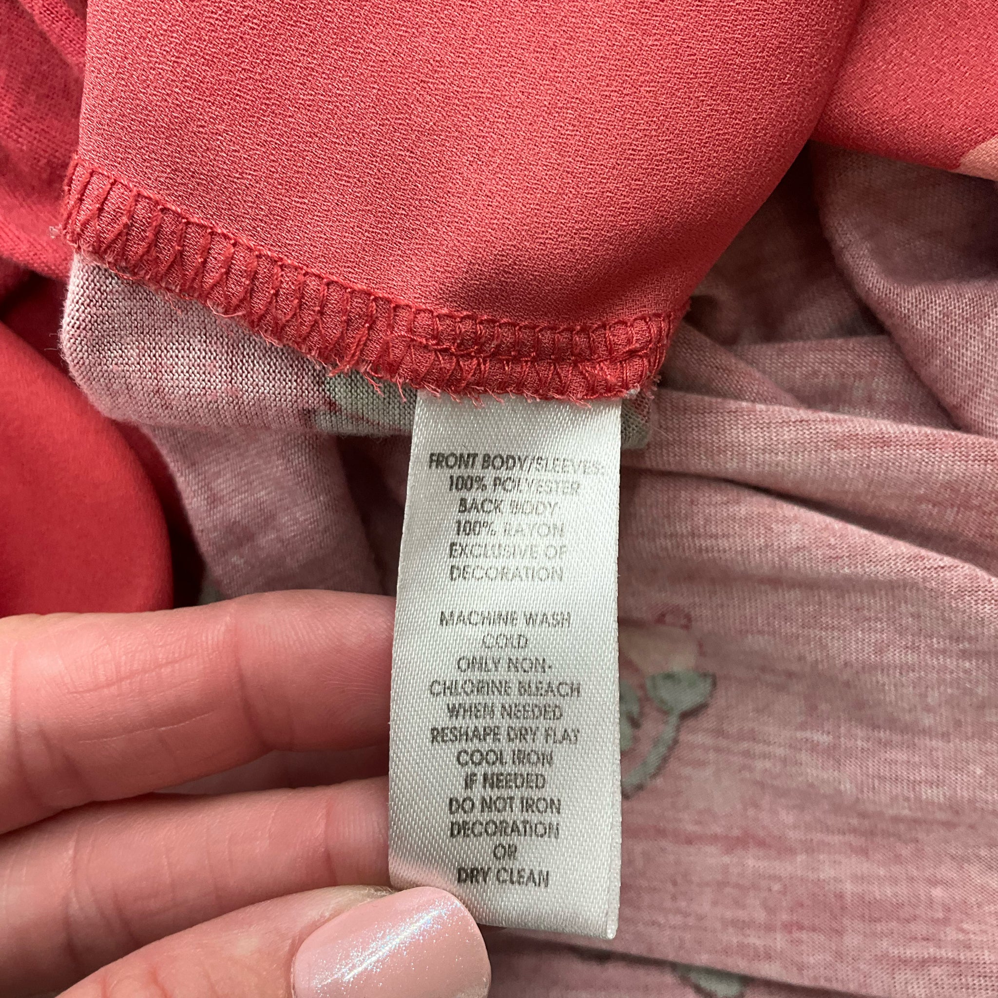 Loft Red Floral Ladies Pre-Owned Blouse - Size Small - Margaret’s Fine Consignment