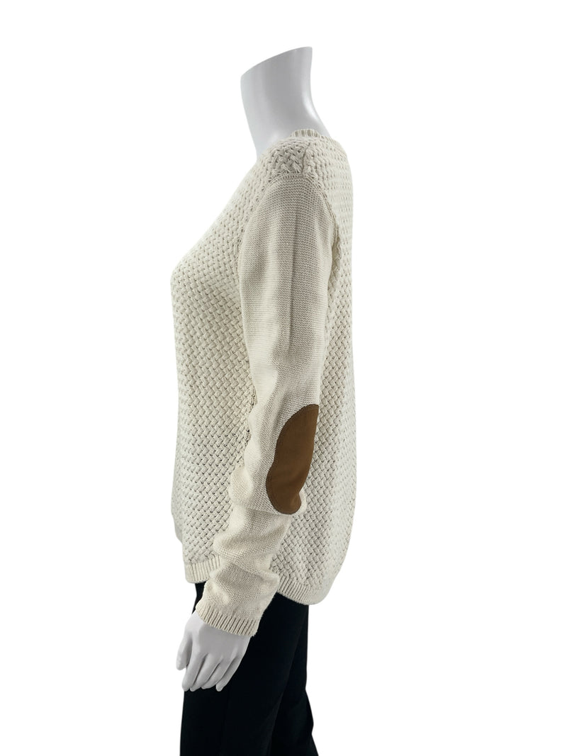 August Mist Cream Pre-Owned Ladies Casual Top - Size Small