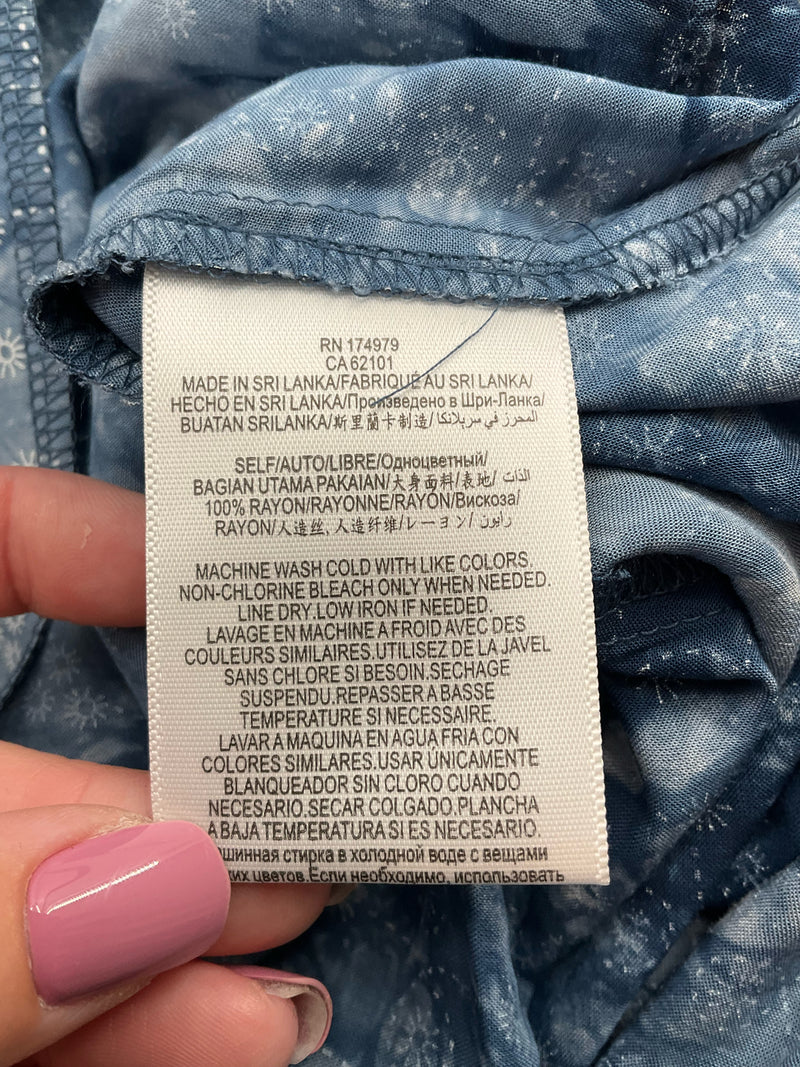 bcbg Blue Print Pre-Owned Ladies New With Tags Dress - Size Small