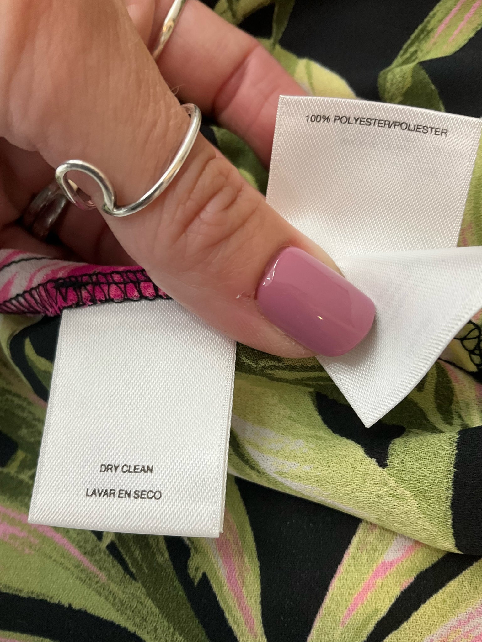 Kasper Green/Multi Floral Pre-Owned Ladies Top - Size Small Petite