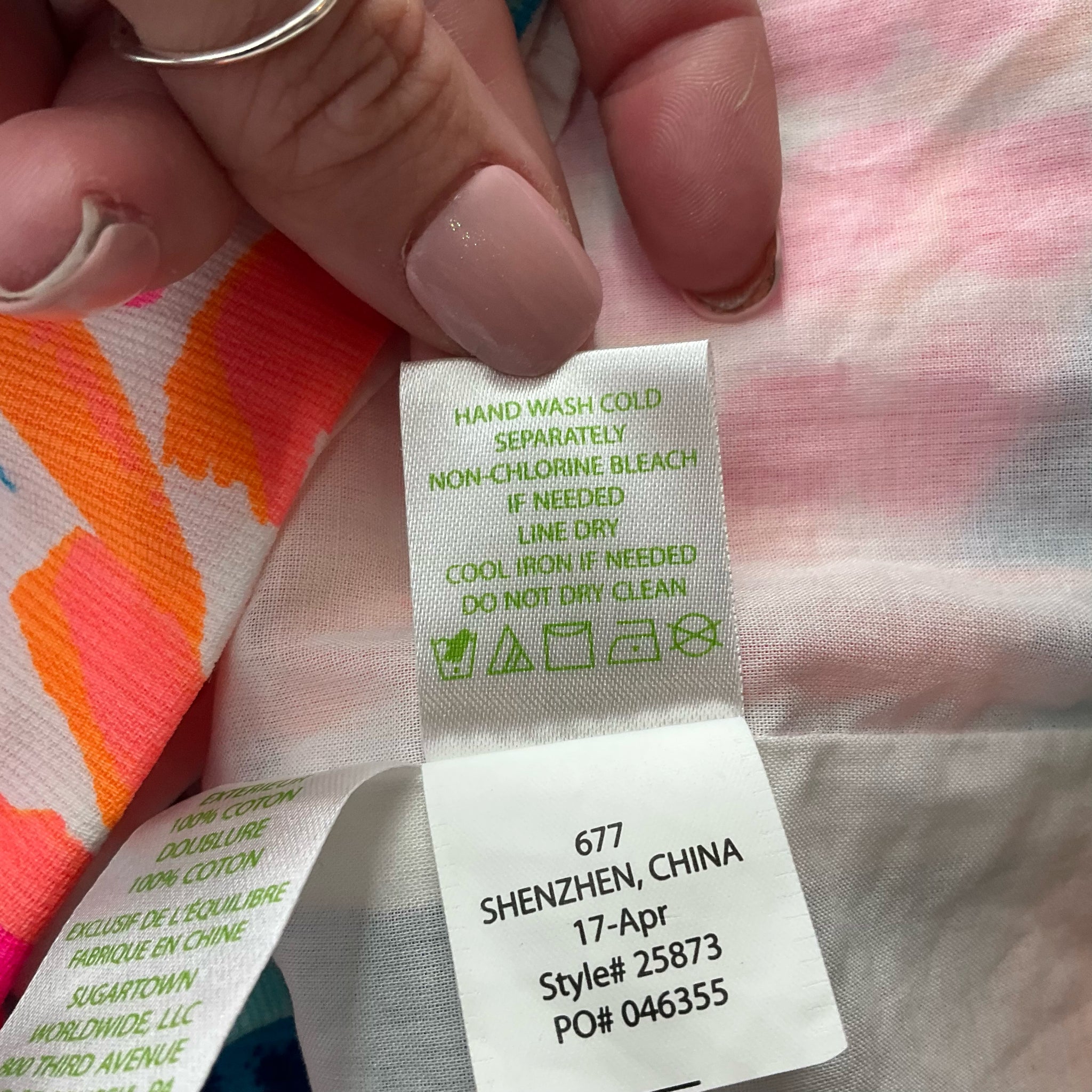 Lilly Pulitzer Pink/Orange/Blue Floral Pre-Owned Ladies Dress - Size 2 - Margaret’s Fine Consignment