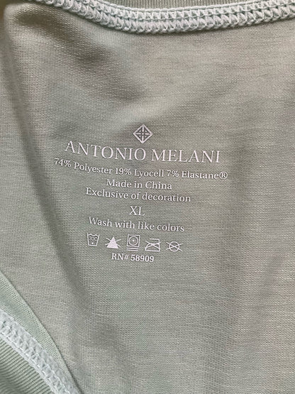 Antonio Melani NWT Mint Green Soft Stretch Lyocell Blend Long Sleeve Top XL