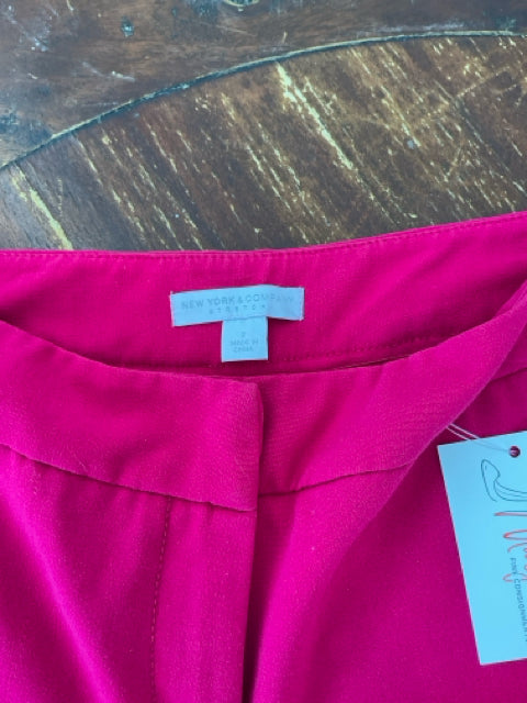 New York &amp; Co Pink Dress Pants Trousers Size 2 | Classic Career Wear - ONLINE ONLY