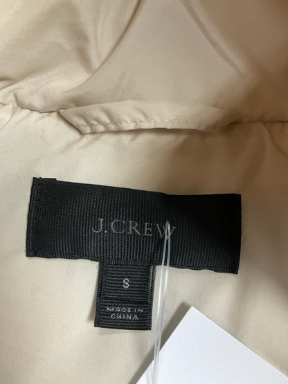 J. Crew Excursion Quilted Down Puffer Vest Ecru Size Small