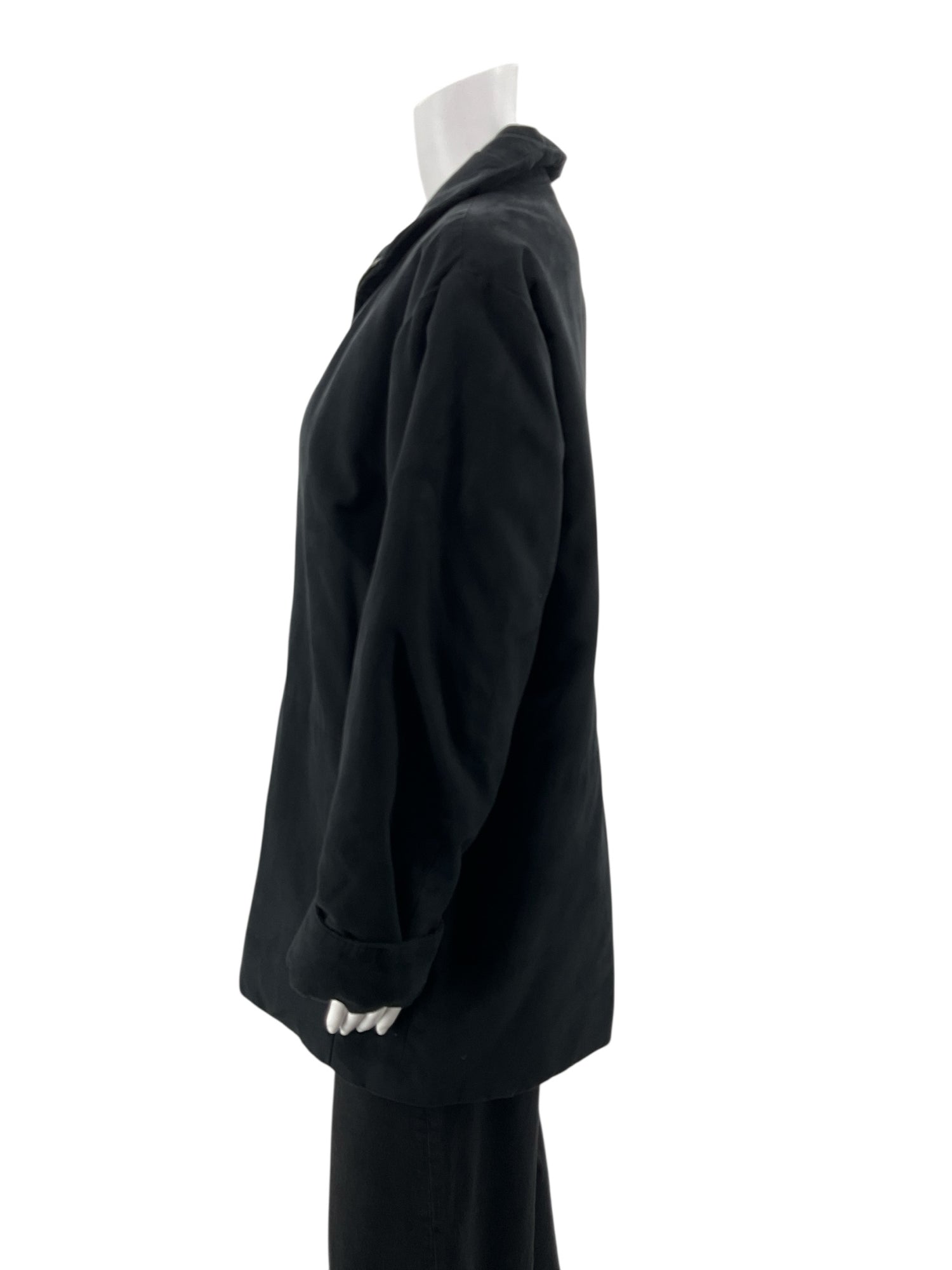 London Fog Black Insulated Zip Front Jacket Coat Womens Size Medium - ONLINE ONLY