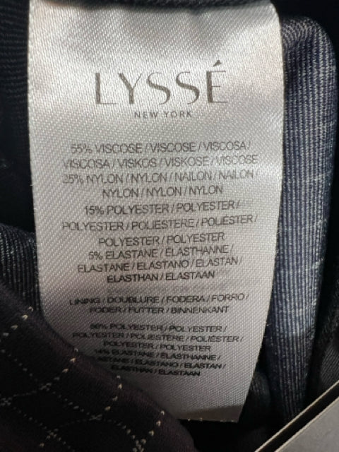 Lysse Navy Checkered Pants Size Small - information