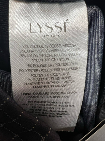 Lysse Navy Checkered Pants Size Small - information