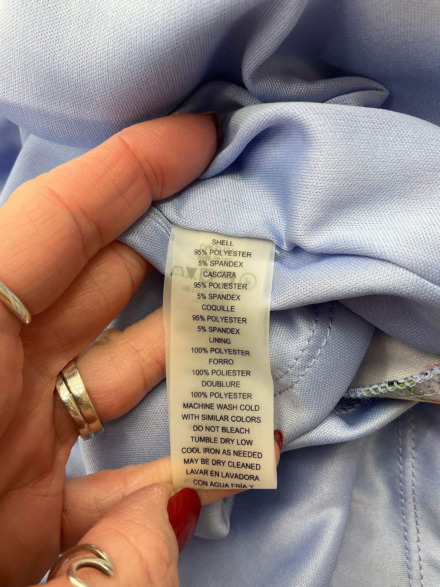 Vince Camuto Lavender/Coral/Green Floral Pre-Owned Ladies Dress - Size 4