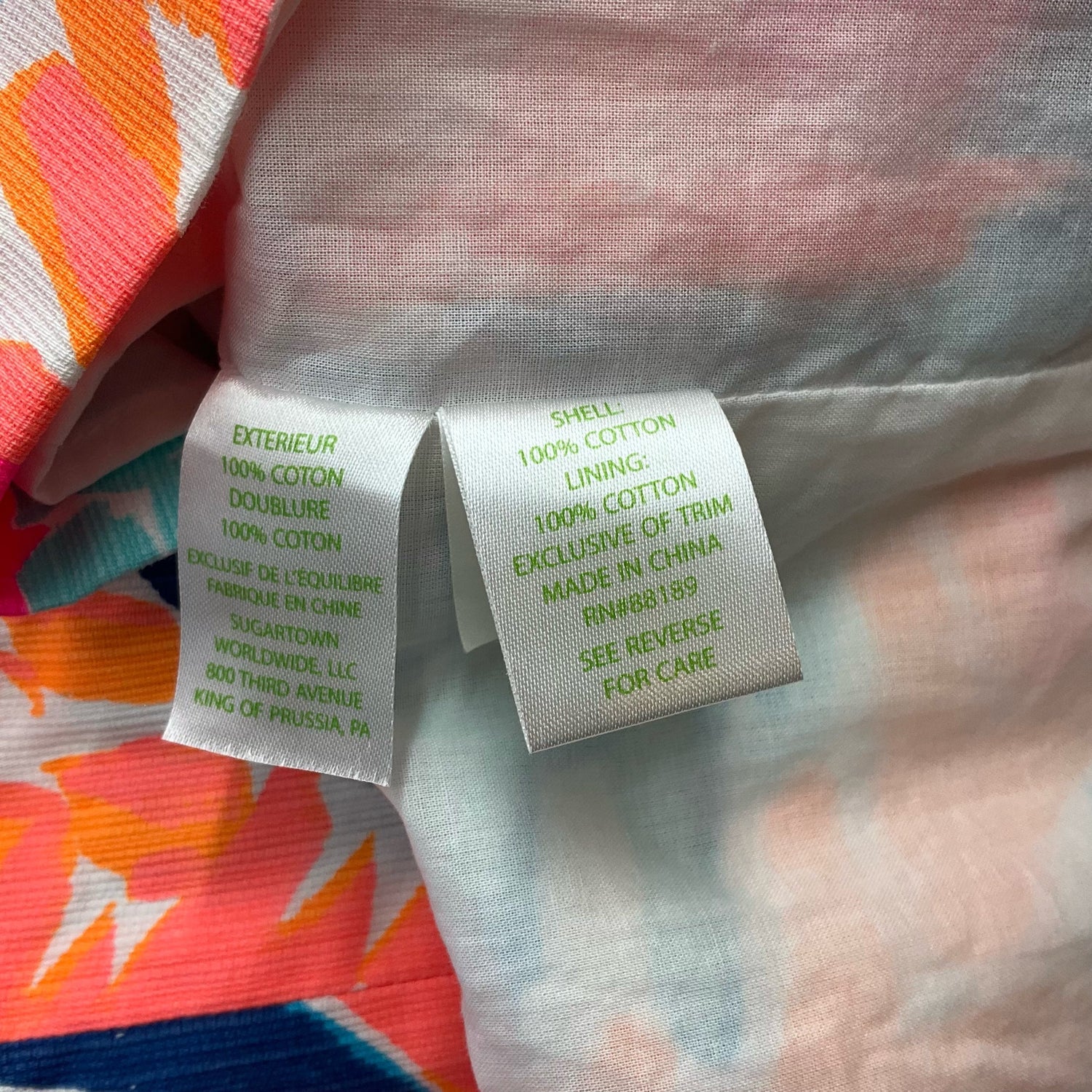 Lilly Pulitzer Pink/Orange/Blue Floral Pre-Owned Ladies Dress - Size 2 - Margaret’s Fine Consignment