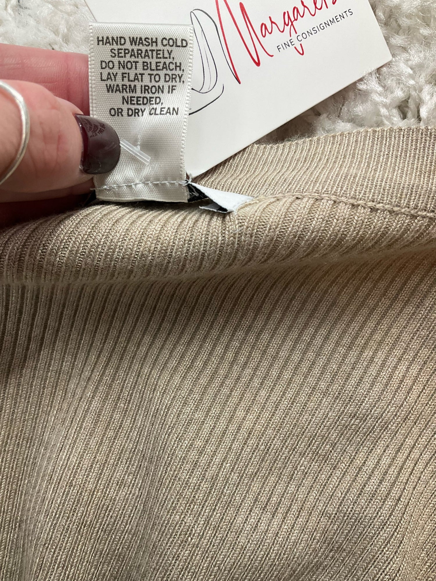 Cache Tan Suede Pre-Owned Ladies Jacket - Size Large - Margaret’s Fine Consignment