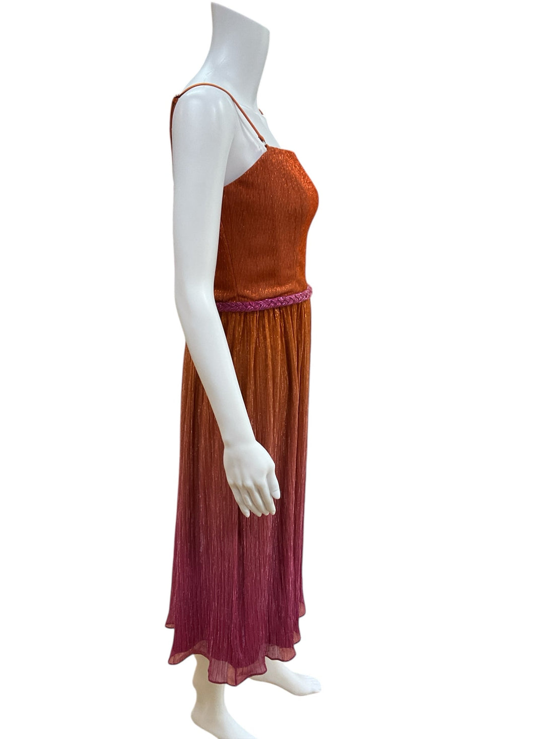 Dress the Population Orange/Pink Ombre Pre-Owned Ladies Dress - Size Medium - Margaret’s Fine Consignment