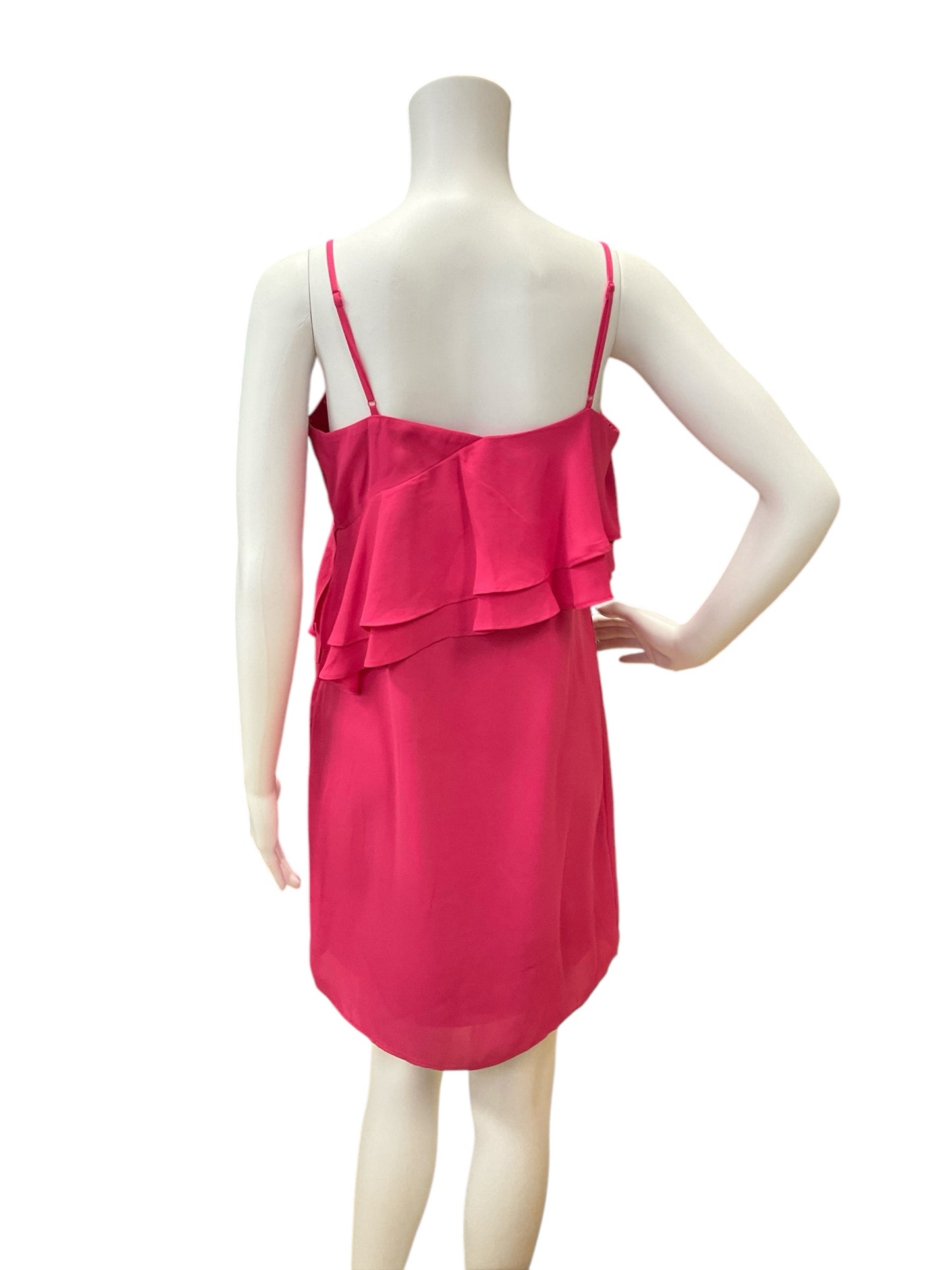 J Crew Size 2 Pink Solid Pre-Owned Ladies Dress