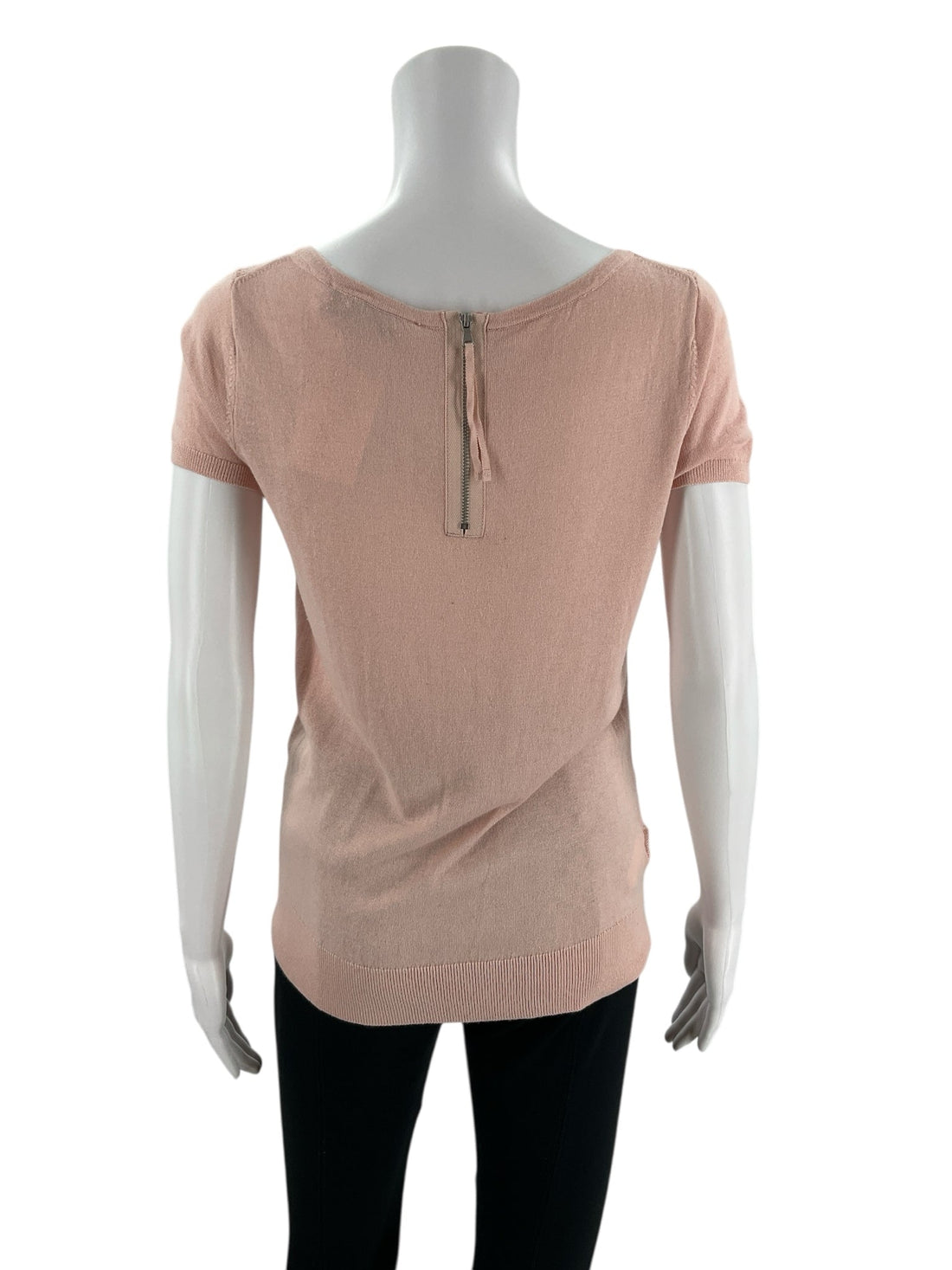 LOFT Blush Solid Knit Pre-Owned Ladies New with Tags Top – Size Small - Margaret’s Fine Consignment