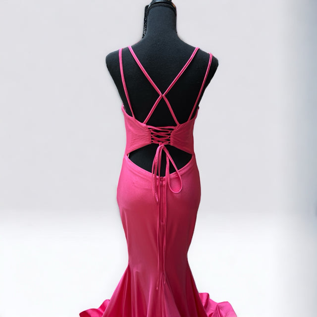 Ellie Wild Size 4 hot pink Prom