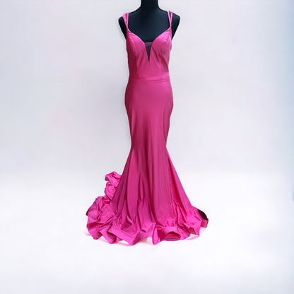 Ellie Wild Size 4 hot pink Prom